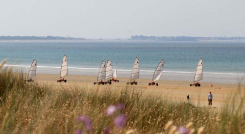 Char à voile sur Côte Sauvage