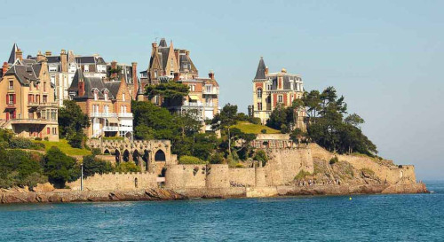 Vue sur mer face à Saint-Malo