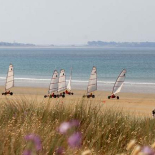 Char à voile sur Côte Sauvage