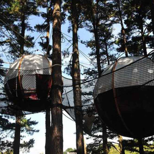 Nuit insolite en nid douillet dans les arbres