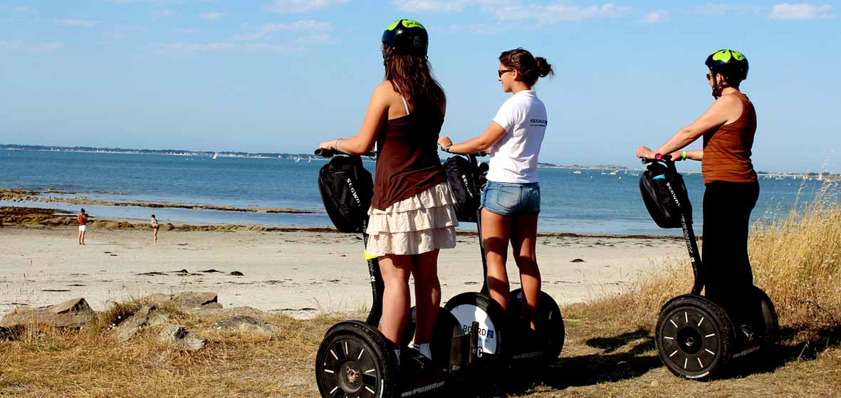 Carnac et ses plages en gyropode Segway
